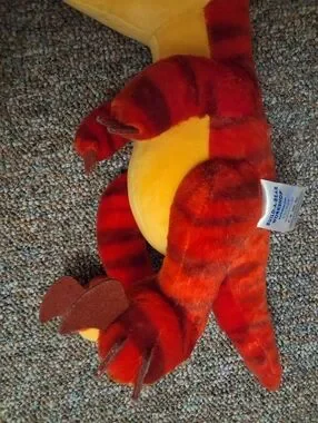 Build-A-Bear | Toys | Buildabear Red Raptor Dinosaur Plush 6 Striped ...